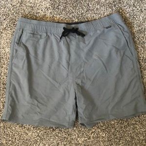 NWOT Hurley/Nike pro gray swim trunks
